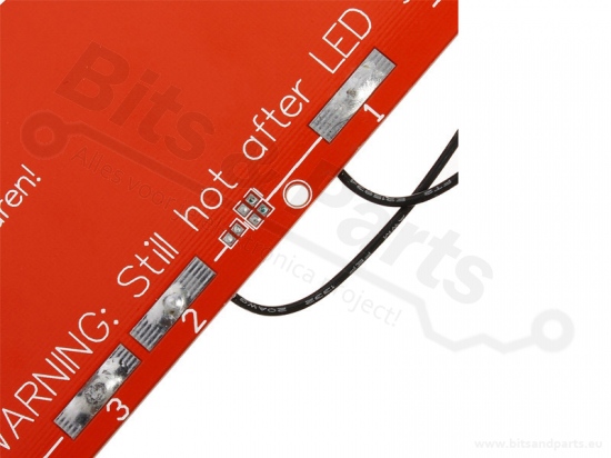 Heat bed/hot plate voor RepRap 3D Printers MK2B Dual Power PCB